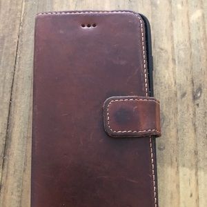 Burkley leather iPhone case